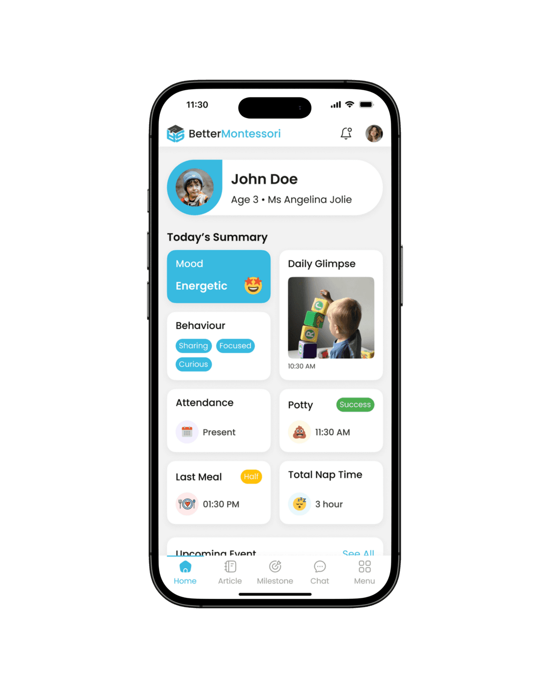 mobile app preview