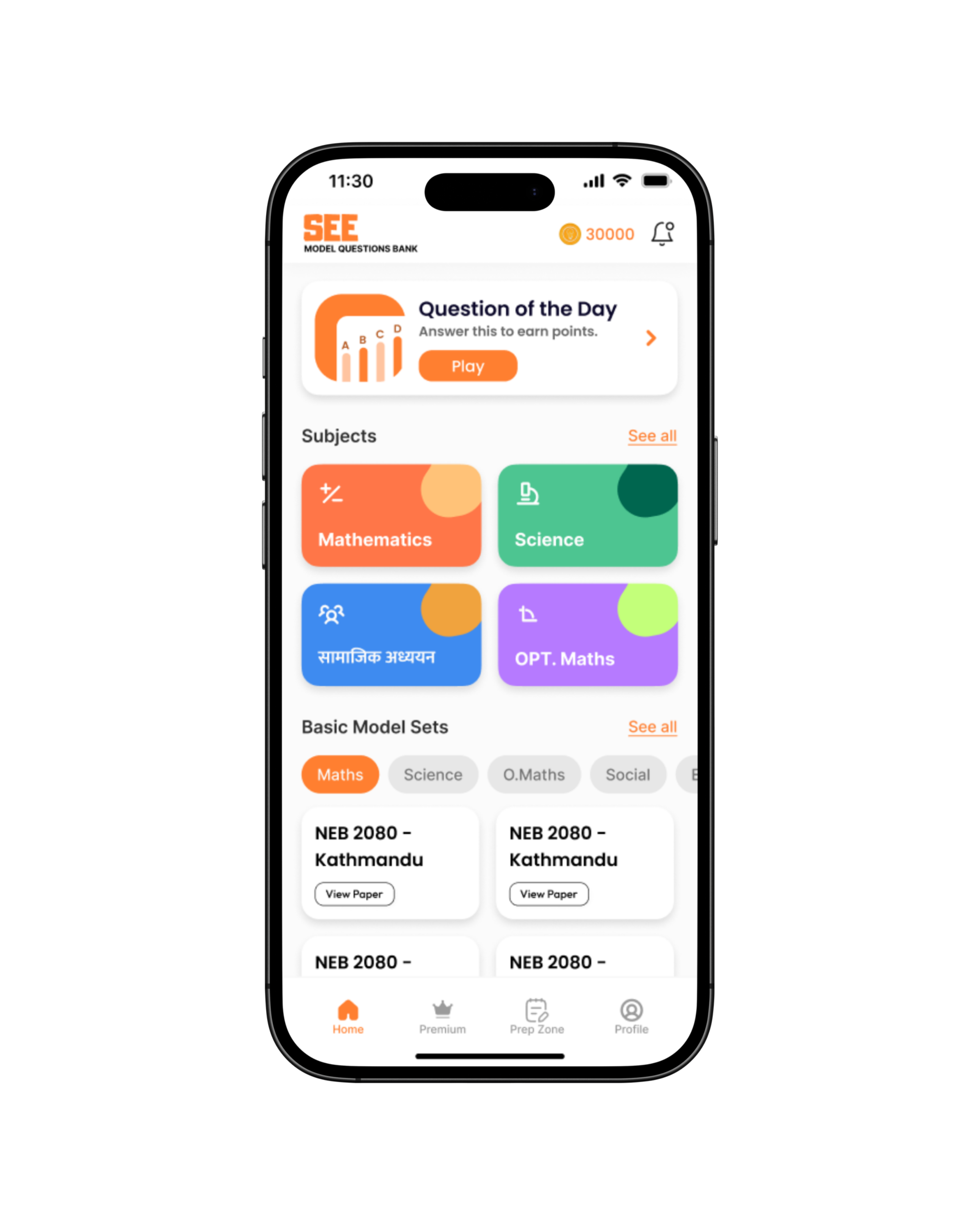 Model Question App