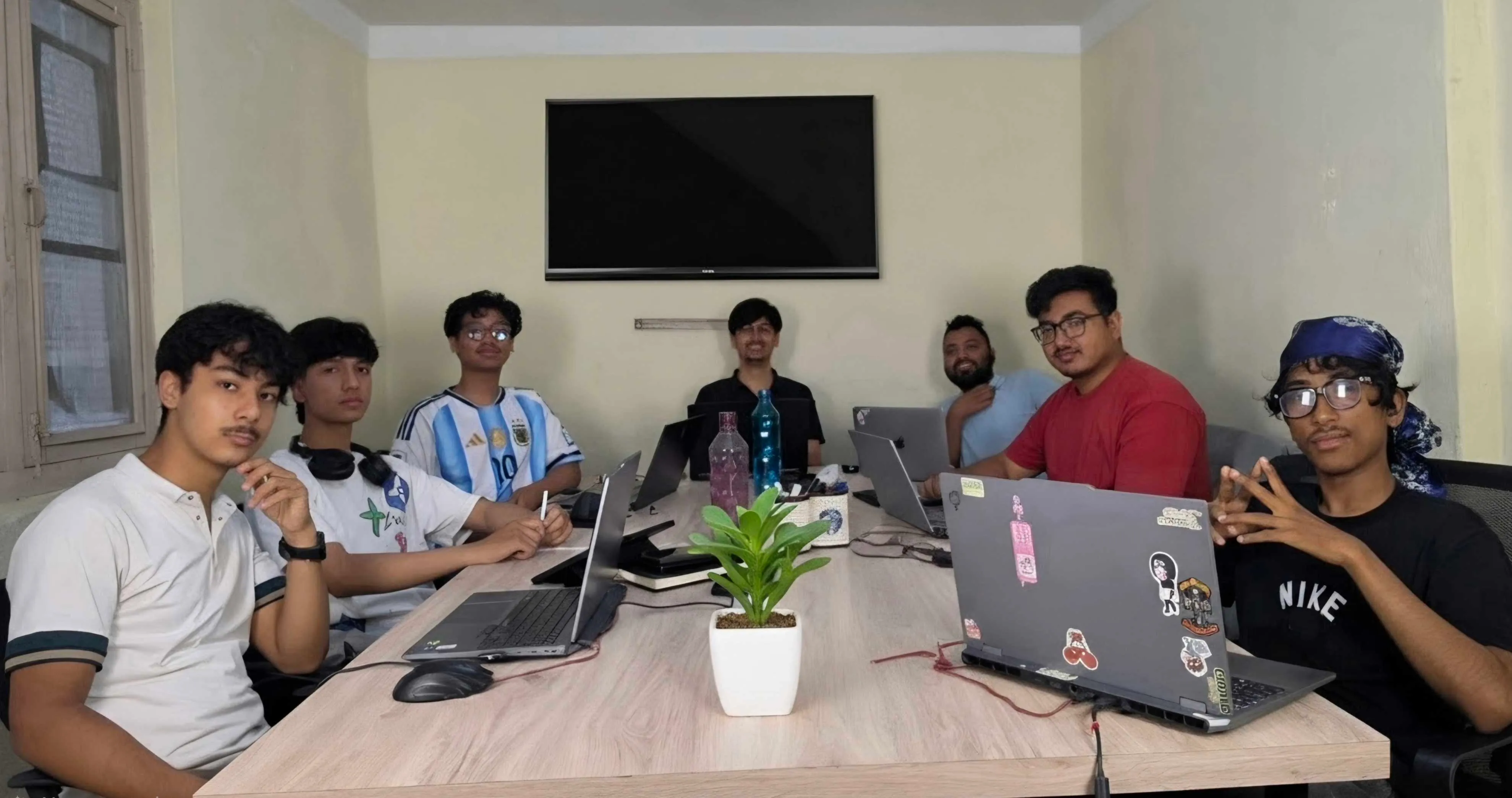 Void Creative team meeting